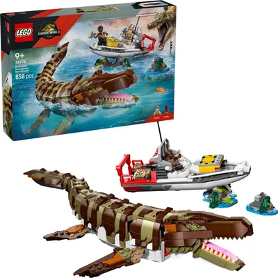 Zdjęcie produktu dla LEGO® Jurassic World™ 76974 Mosasaury: misja na łodzi