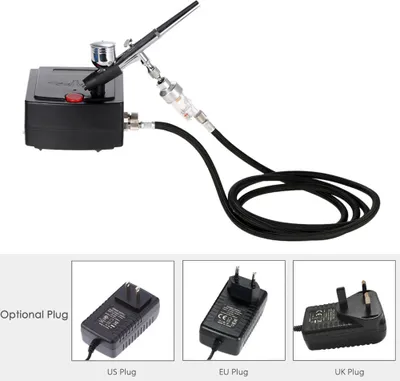 Obrázek produktu pro Profesionální airbrush Air Compressor Kit pro malování Modeling Cake Decor Nail Art