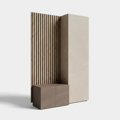 Produktbild von Modulare Garderobe mit Paneel und Sitzbank Composizione 301