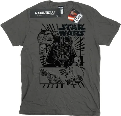 Produktbild von Star Wars - T-Shirt für Herren BI45975 (XXL) (Holzkohle)