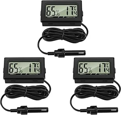 Produktbild von Mini LCD Digitales Thermometer Hygrometer Temperaturfeuchtigkeitstester externer Sensor Kühlschrank Gefrierpack 3