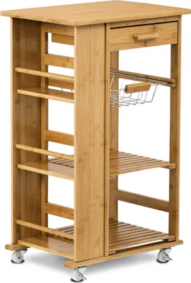 Immagine prodotto di Scaffale Autronic su ruote DR-046 - bambù