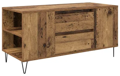 Obrázek produktu pro vidaXL Konferenční stolek z regenerovaného dřeva 102 x 44,5 x 50 cm materiál na bázi dřeva