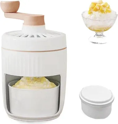 Produktbild von Handbetriebene Slush-Maschine - Handbetriebener Slush-Ice-Maker - Handbetriebener IJSCrusher - BPA-frei - Handbetriebenes Keukengerät