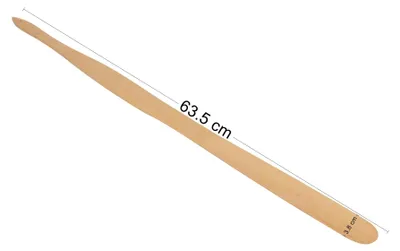 Imagen del producto de Calzador de madera de haya, de 63,5 cm, para facilitar el calzado