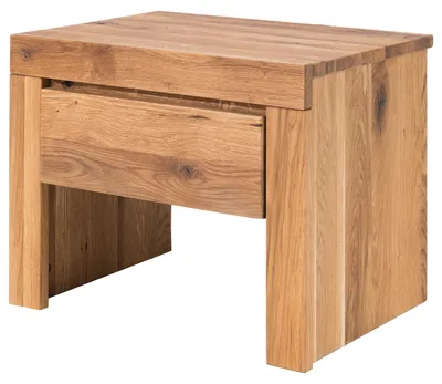 Produktbild von home24 Nachtkonsole - Braun - Eiche - 50 x 41 x 37 cm