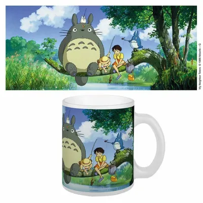 Immagine prodotto di Tazza in Vetroceramica Studio Ghibli - Totoro Fishing (300 ml)
