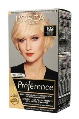 Obrázok produktu pre Farba do włosów Blond Jedwabiście Perłowy Odcień 102