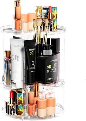 Produktbild von Kunststoff-360-Grad-Drehorganizer mit transparentem Design