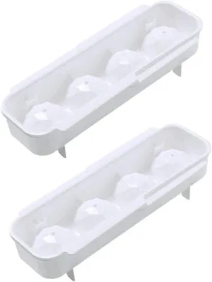 Imagen del producto de VHV - Mold para hielo en forma de esfera - 2 unidades - para enfriar y conservar - ideal para whisky, cócteles, café y bebidas