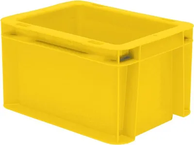 Produktbild von LA-KA-PE Stapelkasten gelb 200x150x120mm geschlossen