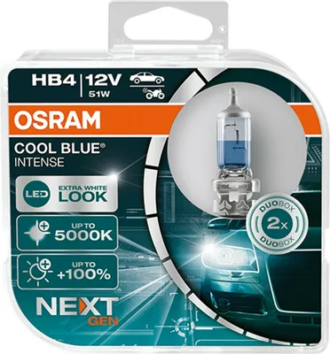 Immagine prodotto di OSRAM COOL BLUE INTENSE NextGen. HB4 P22d 12V/51W (scatola da 2)