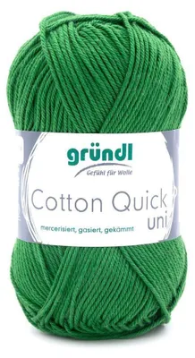 Produktbild von Gründl Baumwolle quick uni,50g.100%Baumwolle,mercerisiert,Häkel- u. Strickgarn,50g / 125 m,NS 3-4 114