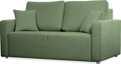 Produktbild von BETTSO Grünes 2-Sitzer-Sofa MIRA mit Schlaffunktion MIRA mit Bettzeugablage für das Wohnzimmer