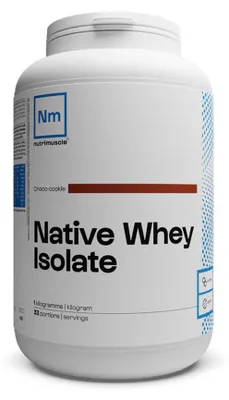 Image de Whey Isolate - Nutrimuscle - Whey Native Isolate (1kg) - Saveur Chocolat
