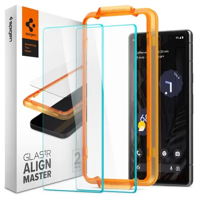 Image de Spigen Google Pixel 7A Film de protection pour écran en verre trempé Alm Glas.Tr, 2 packs