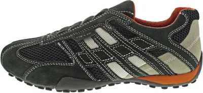 Zdjęcie produktu dla Geox SNAKE buty męskie - sportowe loafersy - niskie buty szare rekreacyjne NOWOŚĆ