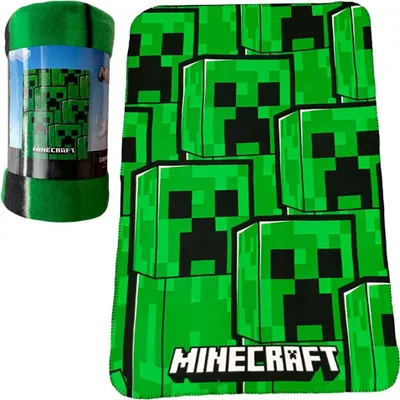 Image de Couverture Minecraft Pyramid, couleur verte, taille unique