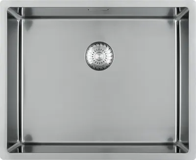 Produktbild von CARESSI 1-Becken Spüle CAPPO 60516 ohne Hahnbank / ab 60 cm Schrankbreite / Einbauspüle / Edelstahlspüle