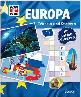 Produktbild von WAS IST WAS Rätseln und Stickern: Europa