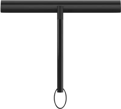 Immagine prodotto di Doccia in silicone nero, 26 cm, anima in acciaio inossidabile, per bagno, doccia, vetro