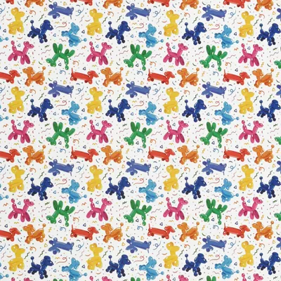 Produktbild von Geschenkpapier mit Luftballons Motiv 70cm x 2m Rolle Bunt
