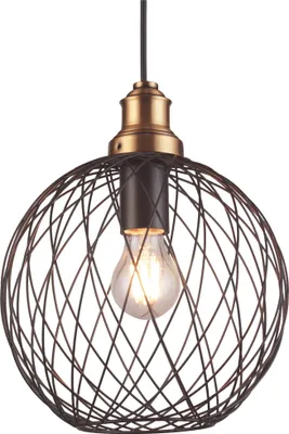 Image de Plafonnier "Viela 1" 240V E27 Ø 25 cm - noir/or