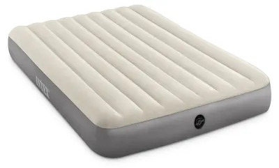 Image de Matelas gonflable en velours, pour deux personnes, dimensions 203x152 cm, marque INTEX, modèle 64103