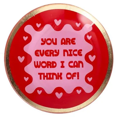 Produktbild von Gift Company Glasteller Love Plates You are Nice (10cm)
