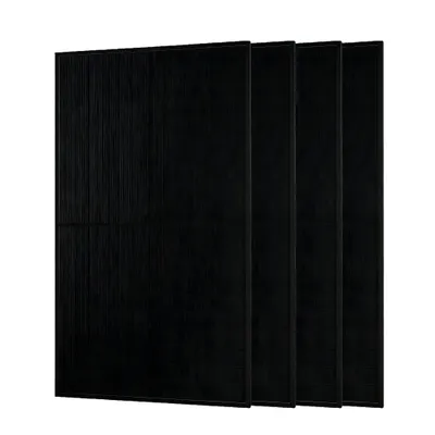 Produktbild von JA Solar Solarmodul 500W Bifazial Glas-Glas Photovoltaik full black Solar panel 4 pcs