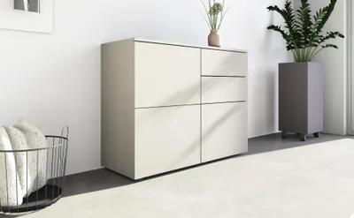 Produktbild von Kommode "Rova" 3-türig, kaschmir