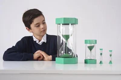 Produktbild von TickiT Mega Sanduhr grün - 1 Minute - Lernspielzeug