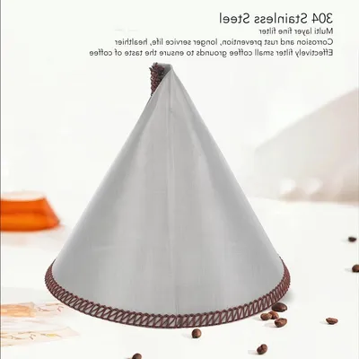 Wiederverwendbarer Edelstahl-Kaffeefilter für Pour Over, Hauptbild