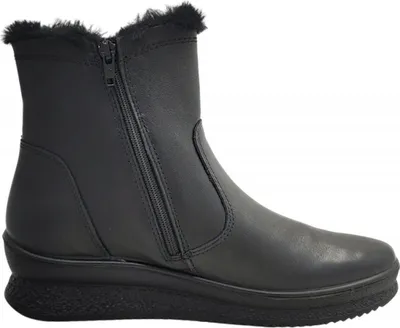 Image de Imac - Chaussures pour femmes - Bottes doublées - Noir - Décontractées