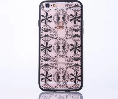 Produktbild von Handy Hülle Mandala für Apple iPhone 8 Design Case Schutzhülle Motiv Ornamente Cover Tasche Bumper Schwarz