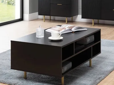 Produktbild von STELLA Couchtisch - schwarz / gold