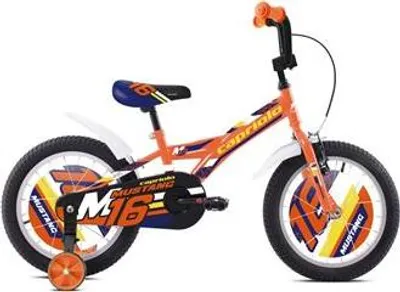 Obrázek produktu pro Dětské jízdní kolo Capriolo BMX 16"HT MUSTANG oranžovo-modro-černé