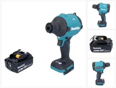Produktbild von Makita DAS 180 G1 Akku Gebläse 18 V Brushless + 1x Akku 6,0 Ah - ohne Ladegerät