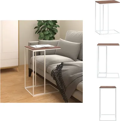Immagine prodotto di vidaXL Tavolino bianco 40x30x59 cm in legno - Tavolini da salotto