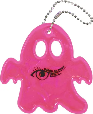 Obrázok produktu pre Reflexný prívesok GHOST, ružový