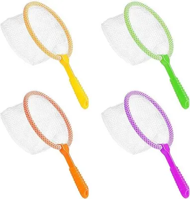 Produktbild von Kinderen Fischernetze - Ideal für Outdoor-Aktivitäten - 4 Stück