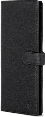 Produktbild von Leder Geldbörse mit RFID Schutz aus Echtleder für Damen und Herren Portemonnaie mit Münzfach 14 Kartenfächern Premium Wallet