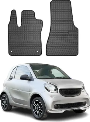 Obrázok produktu pre 2014-2020 Smart ForTwo gumové podlahové rohože čierne 2 ks