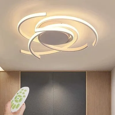 Zdjęcie produktu dla Lampa sufitowa LED ściemniana z pilotem 56CM do kuchni salonu sypialni