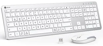 Image de iClever Clavier et Souris Sans Fil Allemand QWERTZ