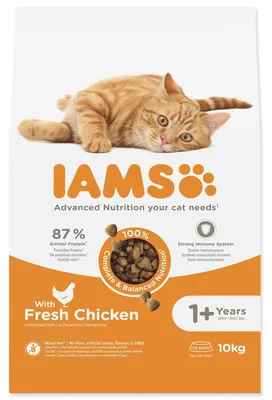 Obrázek produktu pro Krmivo IAMS Cat Adult Chicken 10kg