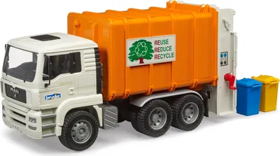 Zdjęcie produktu dla Bruder 02772 MAN TGA śmieciarka z tylną ładowarką