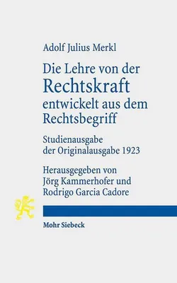 Obrázek produktu pro Die Lehre von der Rechtskraft entwickelt aus dem Rechtsbegriff
