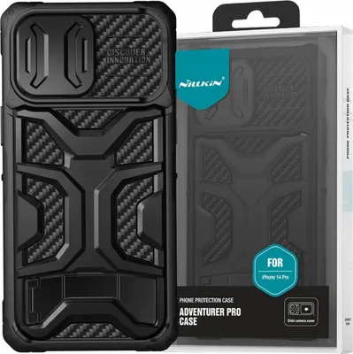 Produktbild von Nillkin Fall Fall deckt Rucksack für Iphone 14 Pro schwarz