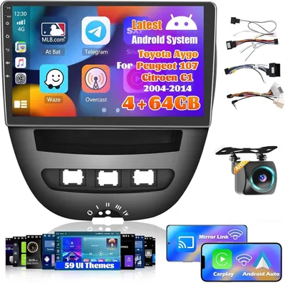 Produktbild von Android Autoradio – Autoradio – Einbauradio – Multimediasystem – Navigationssystem